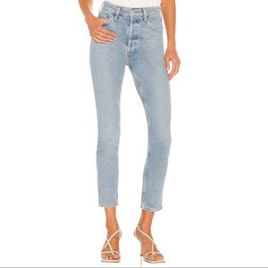 AGOLDE Nico High Rise Slim Fit Skinny Jeans in Cliffside (31)